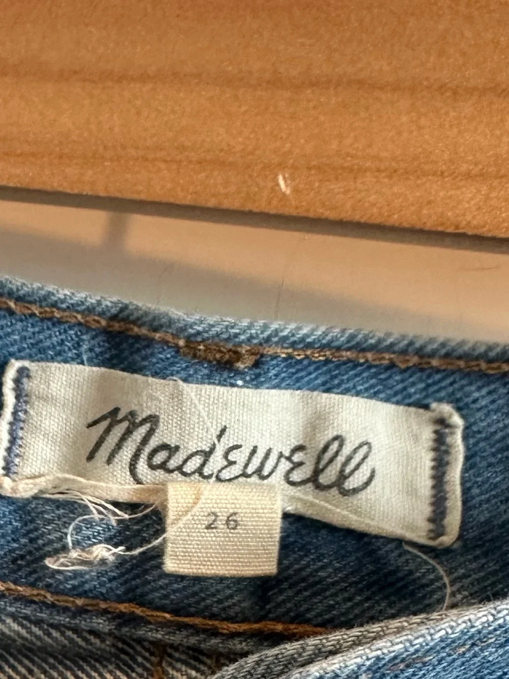 MADEWELL High-Rise Denim Shorts
